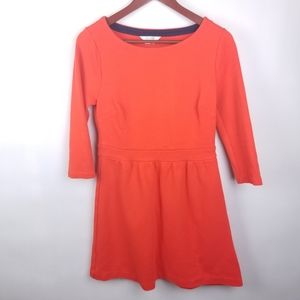Boden 3/4 Sleeve Poppy/Cherry Red Dress 10R